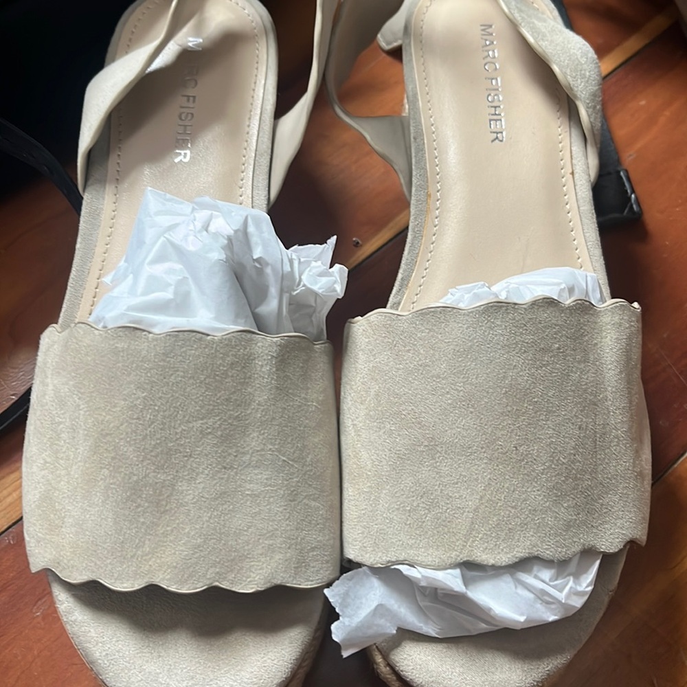 Marc Fisher espadrilles worn once size 8.5.